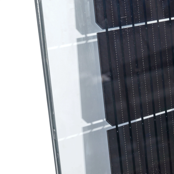 Transparent BIPV glass curtain wall