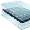 Transparent BIPV glass curtain wall