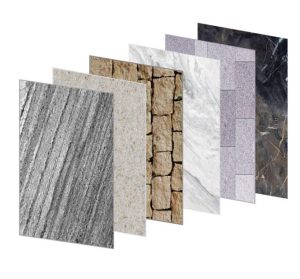 Stone-like BIPV modules wall panels