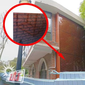 Imitation brick photovoltaic facade